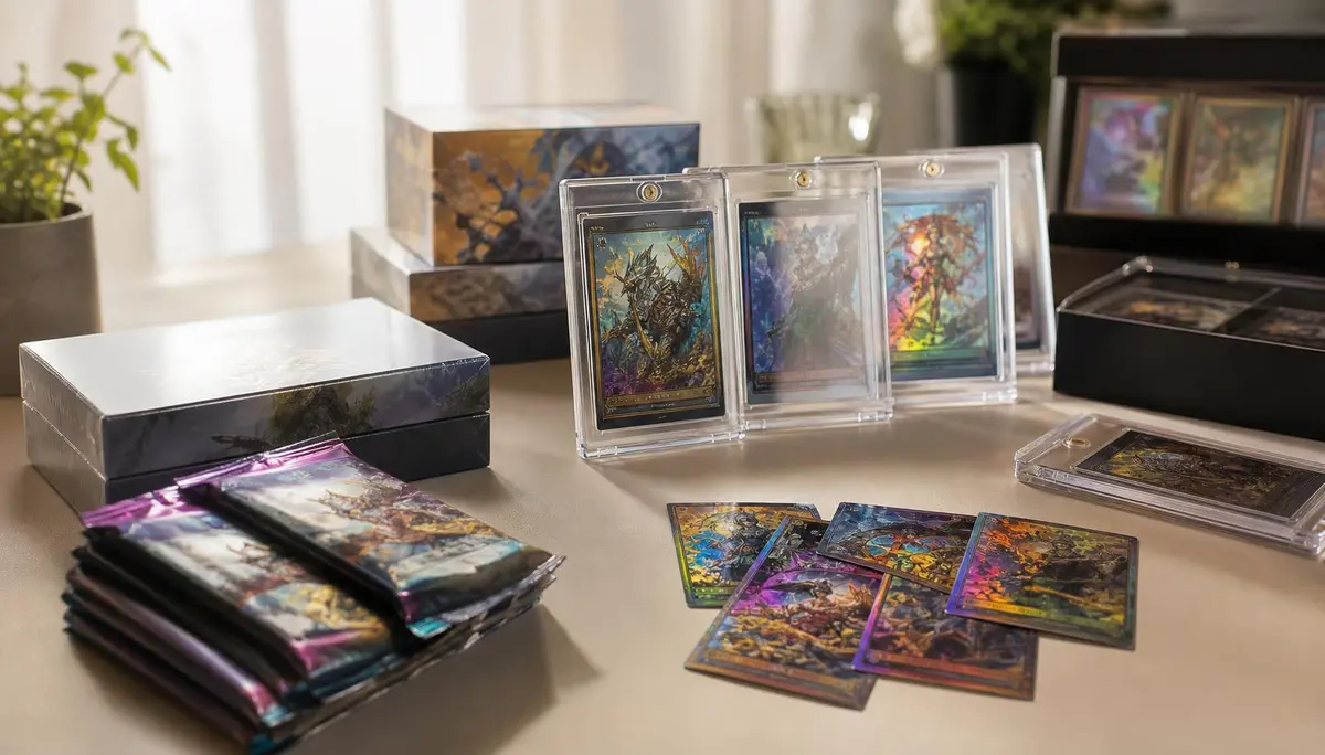 Pokémon trading card booster packs and sealed boxes